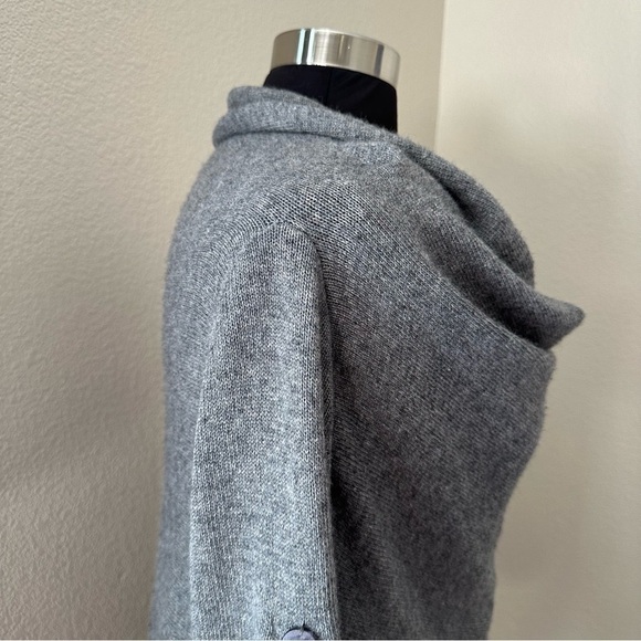 Ann Taylor Wool Angora Cashmere Blend Cross Snap Tab Sleeve Sweater Cardigan - Picture 5 of 11